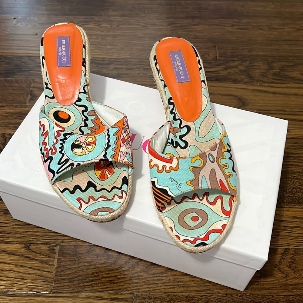 Pucci printed sandal
